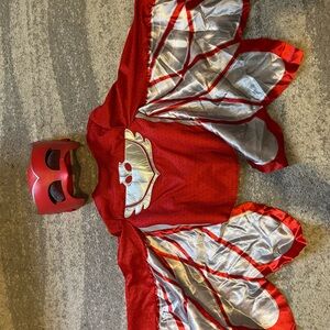 Red and Silver Superhero Kids Costume